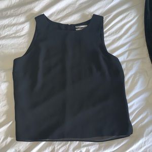 Fancy tank top (blouse style) with back zipper